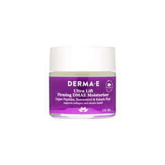 Derma E aplicacion crema facial ofrece hidratación suave para rostro.