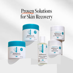 Textura sedosa de Derma E Vitamina E con absorción rápida.