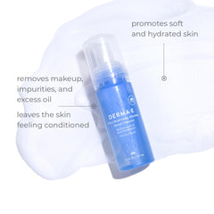Derma E Espuma Suave: limpieza diaria suave y sin irritación.