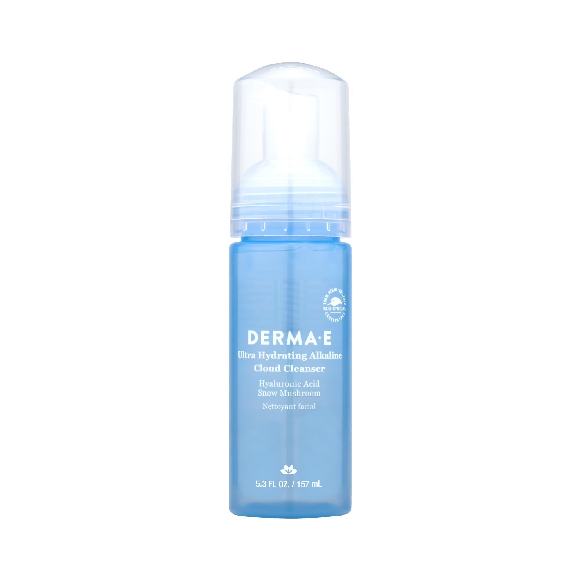 Derma E Limpiador Nube Hidratante: limpieza suave para piel sensible y seca.