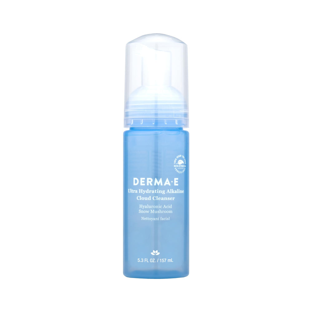 Derma E Limpiador Nube Hidratante: limpieza suave para piel sensible y seca.