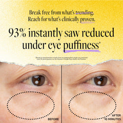 Derma E parches oculares con vitamina C para brillo natural