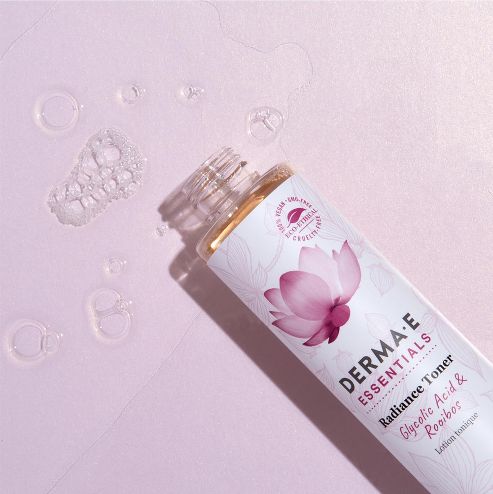 Derma E Radiance Toner: extracto de rosa mosqueta para renovación suave