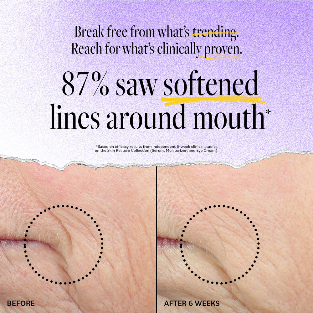 Aplicación suave en rostro y cuello con textura sedosa de Derma E.