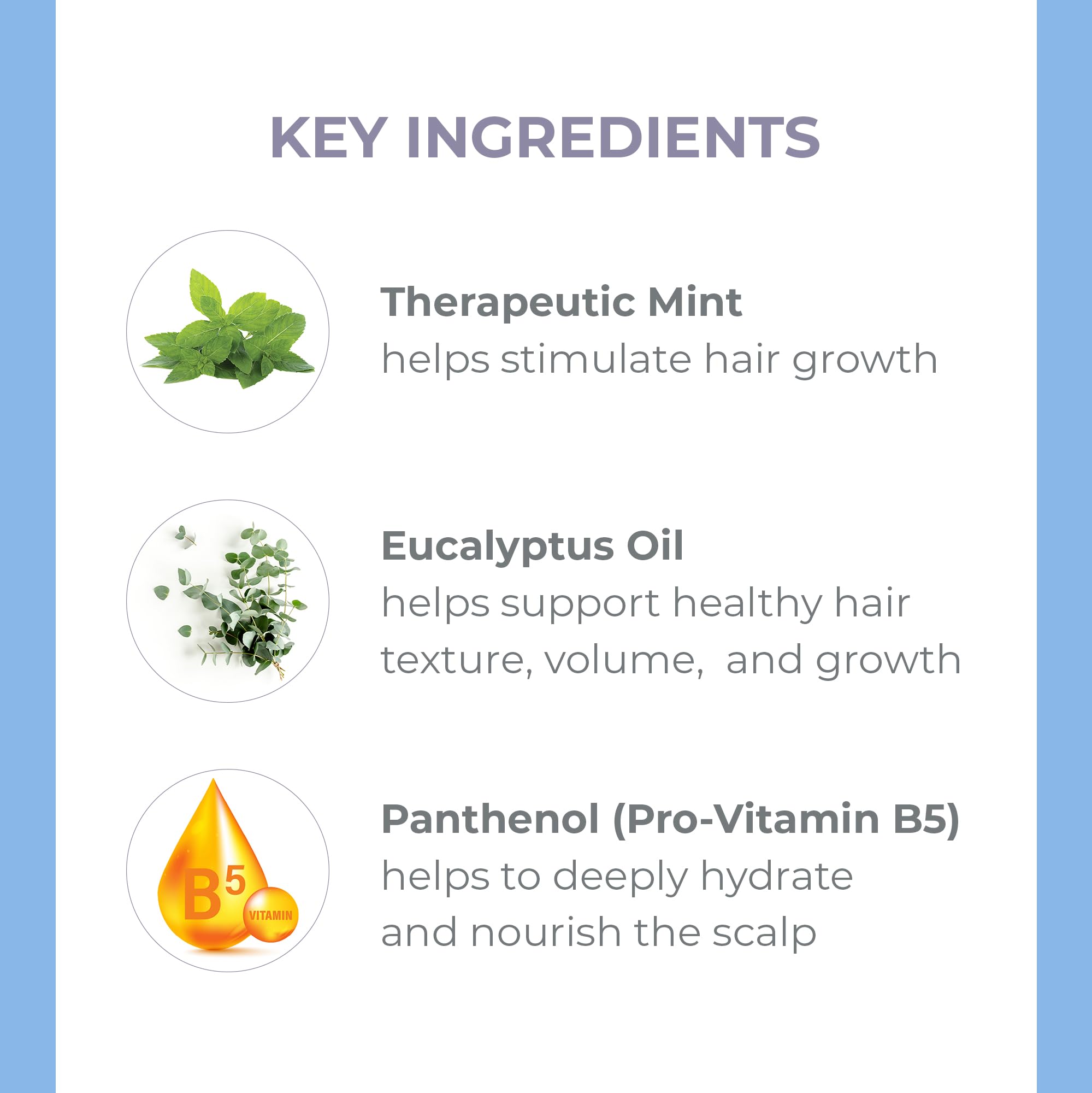 DERMA E Thickening Shampoo front view highlights a sulfate-free formula for fuller-looking hair