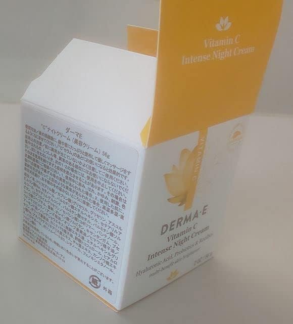 DERMA E aplicación de crema nocturna, rostro listo para dormir.