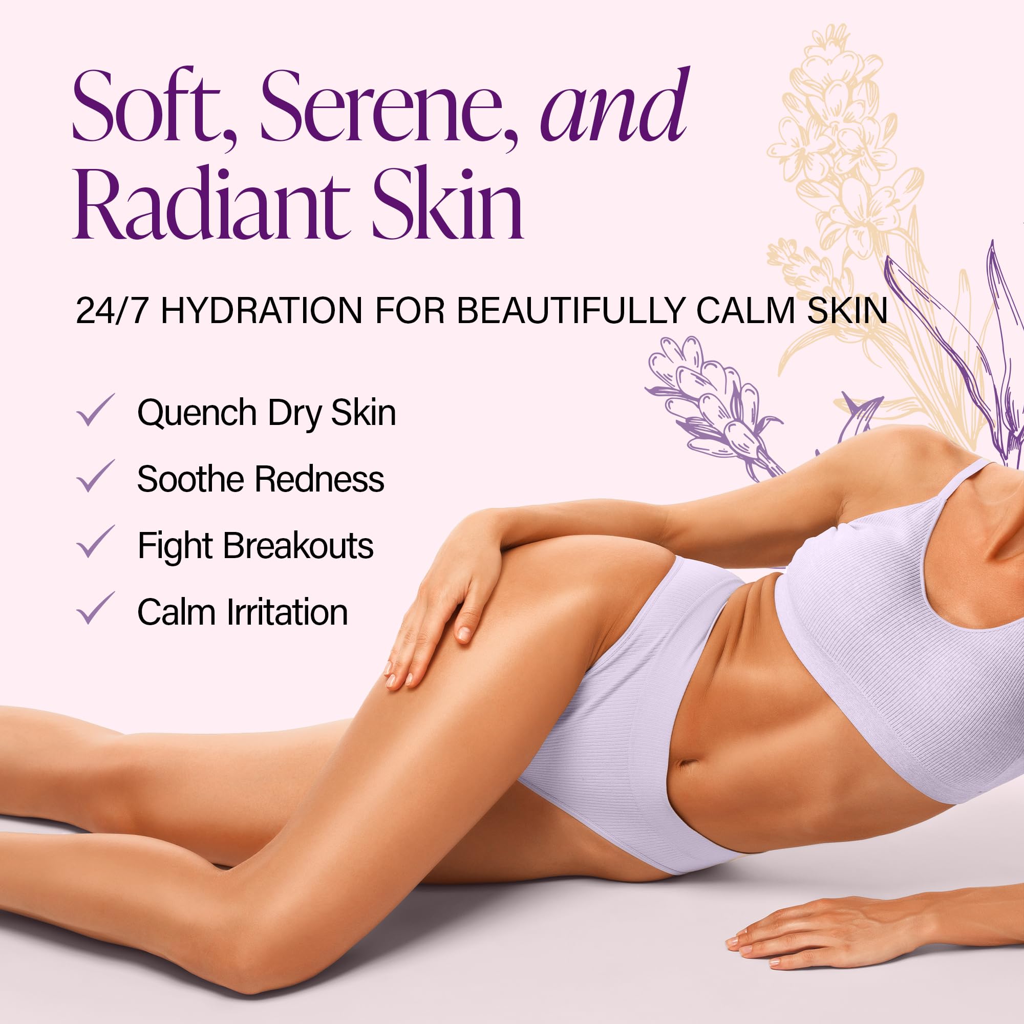 Derma-Nu Skin Hydration Effect hero image suggesting soft, nourished skin.