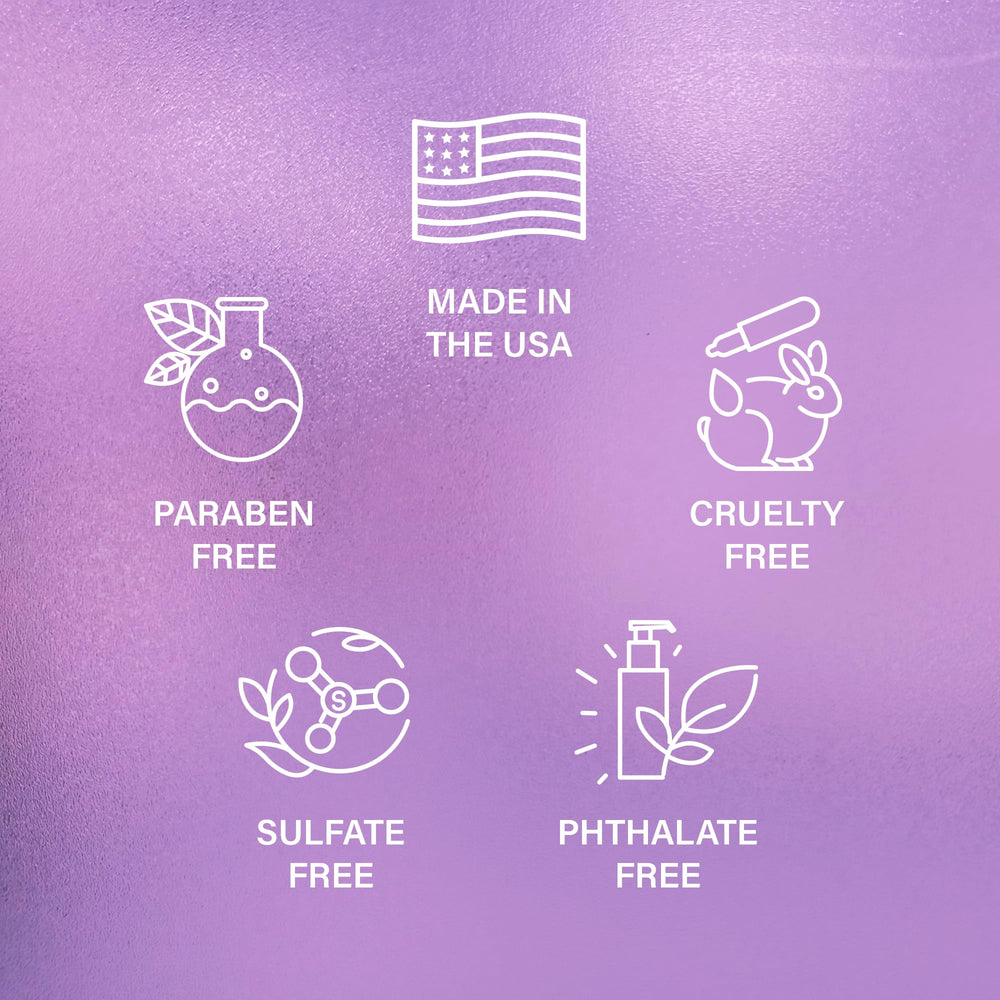 Derma-Nu Spa-like Shower Scent ambient highlighting lavender-vanilla relaxation.