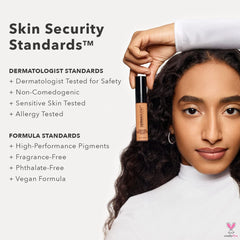Dermablend Cover Care Concealer being applied for one-coat full coverage