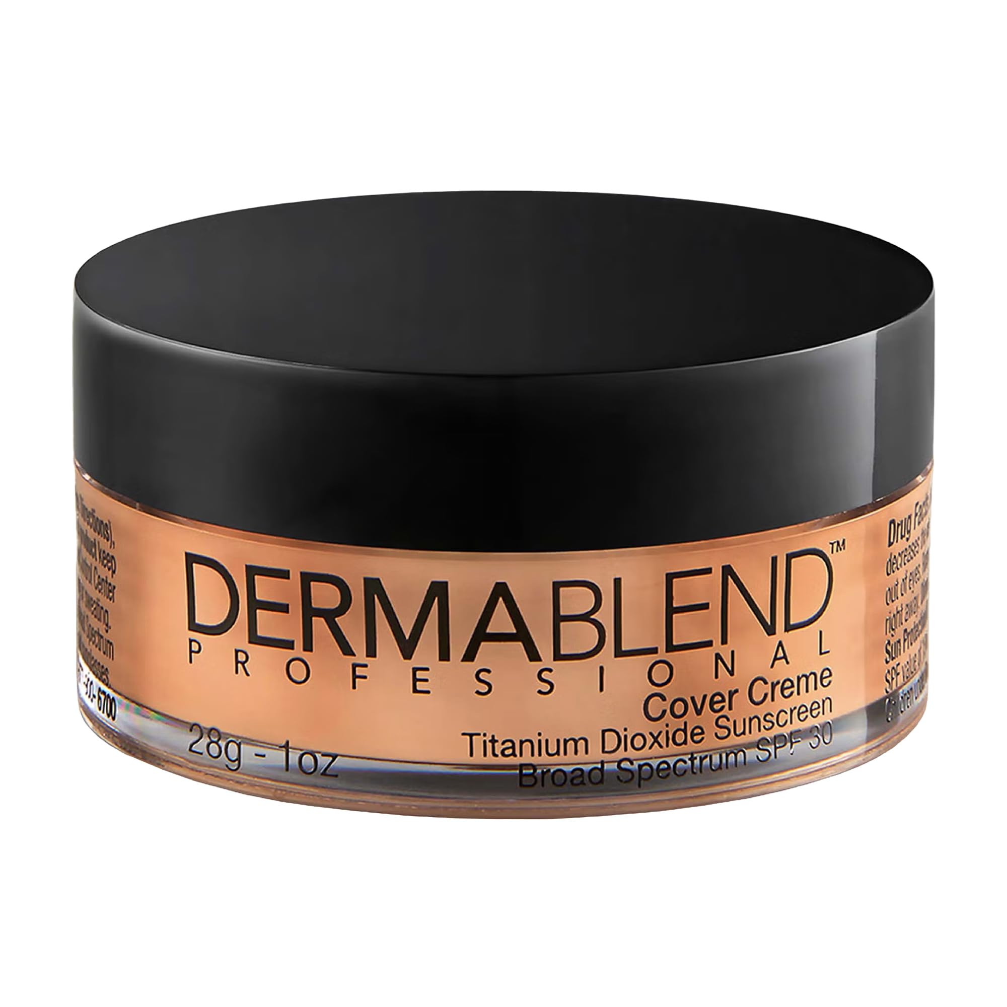 Dermablend Cover Creme open compact showing full coverage