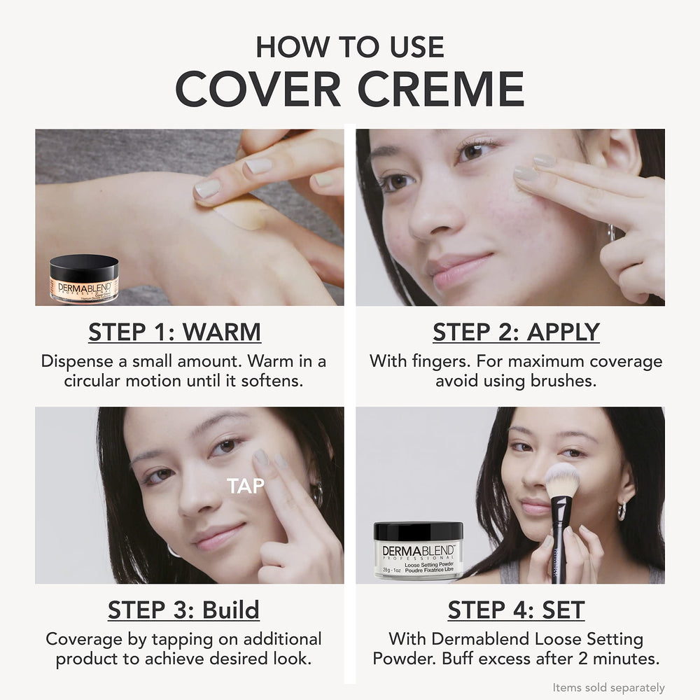 Swatch demonstrates transfer-resistant wear with setting powder.