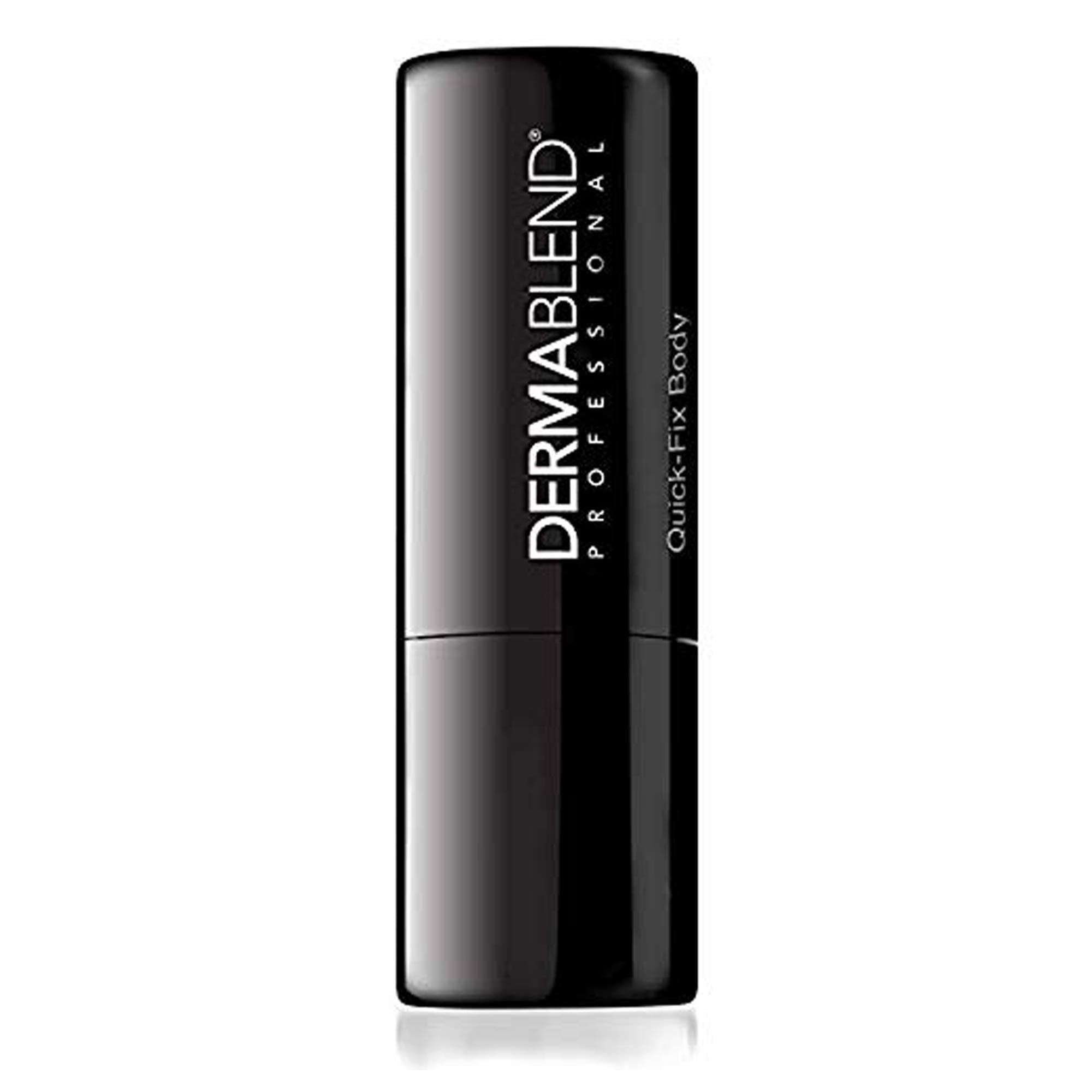 Dermablend Full-Coverage Body Foundation Stick blends creamy texture for natural finish.