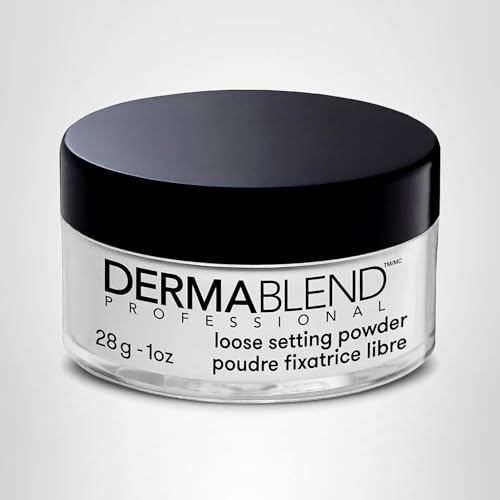 Dermablend Loose Setting Powder suitable for all skin types and tones.