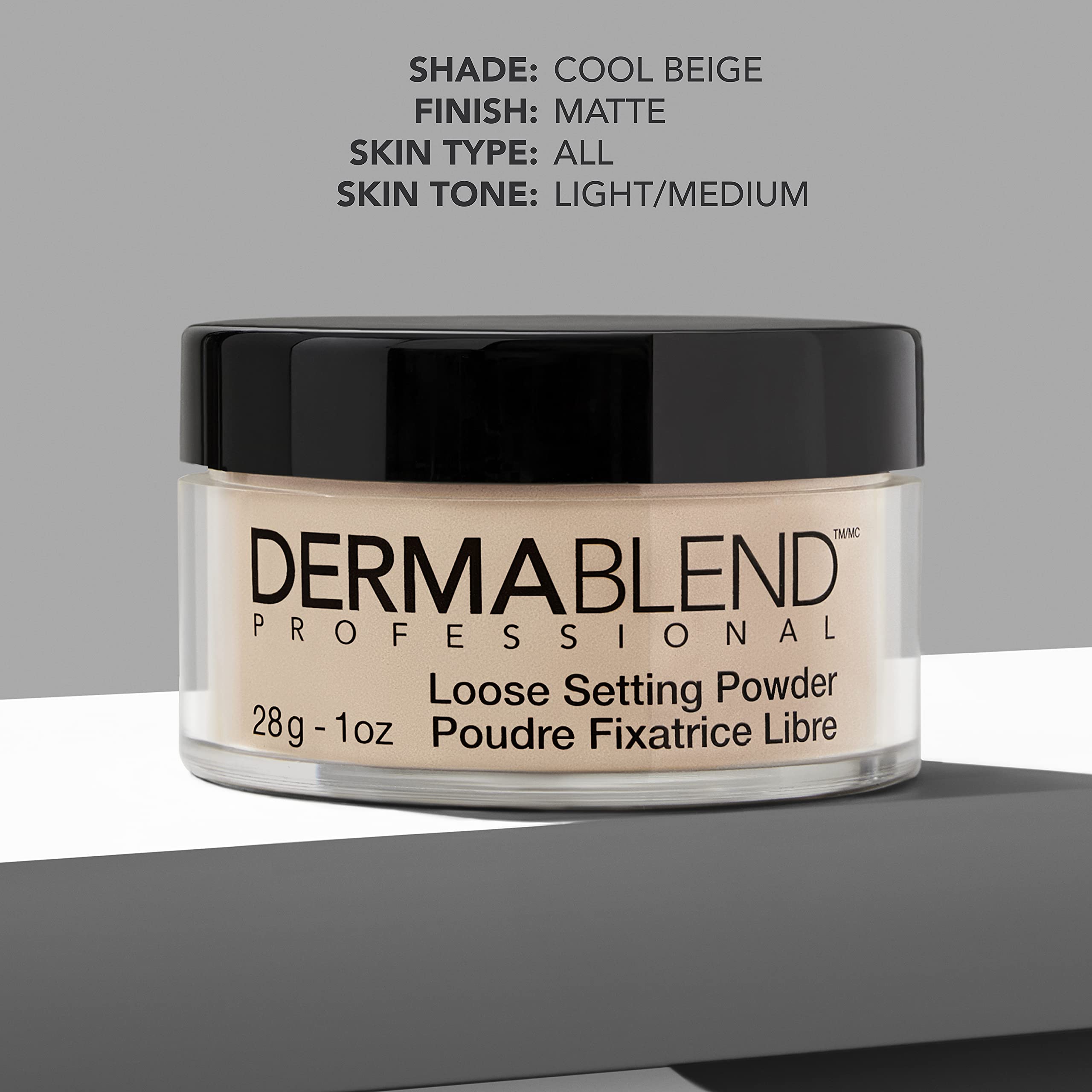 Close-up of Dermablend texture highlighting ultra-lightweight, breathable formula