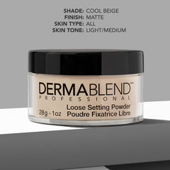 Close-up of Dermablend texture highlighting ultra-lightweight, breathable formula