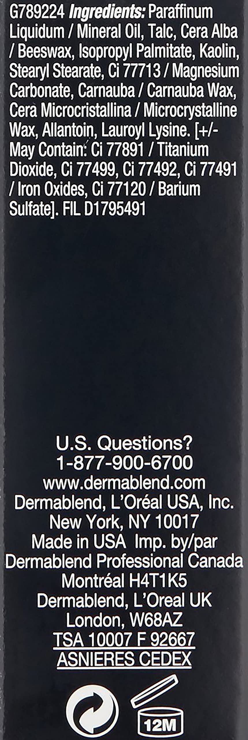 Dermablend Quick-Fix set with powder for longer wear