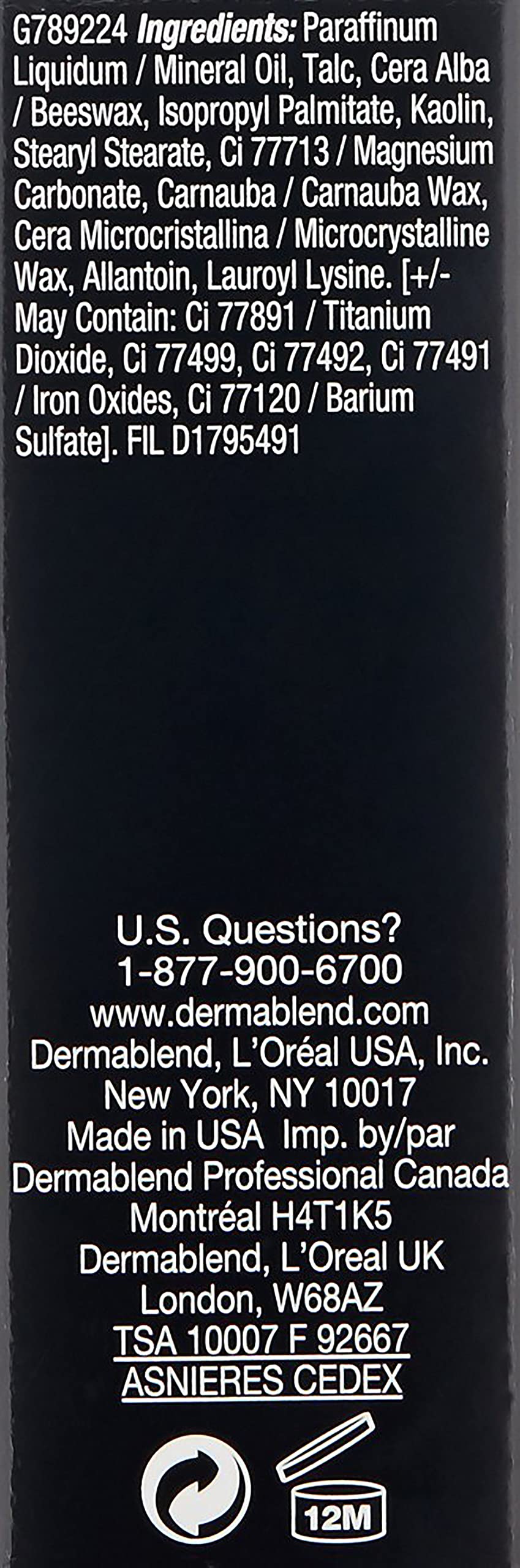 Dermablend Quick-Fix Stick broad skin tone range supports even results