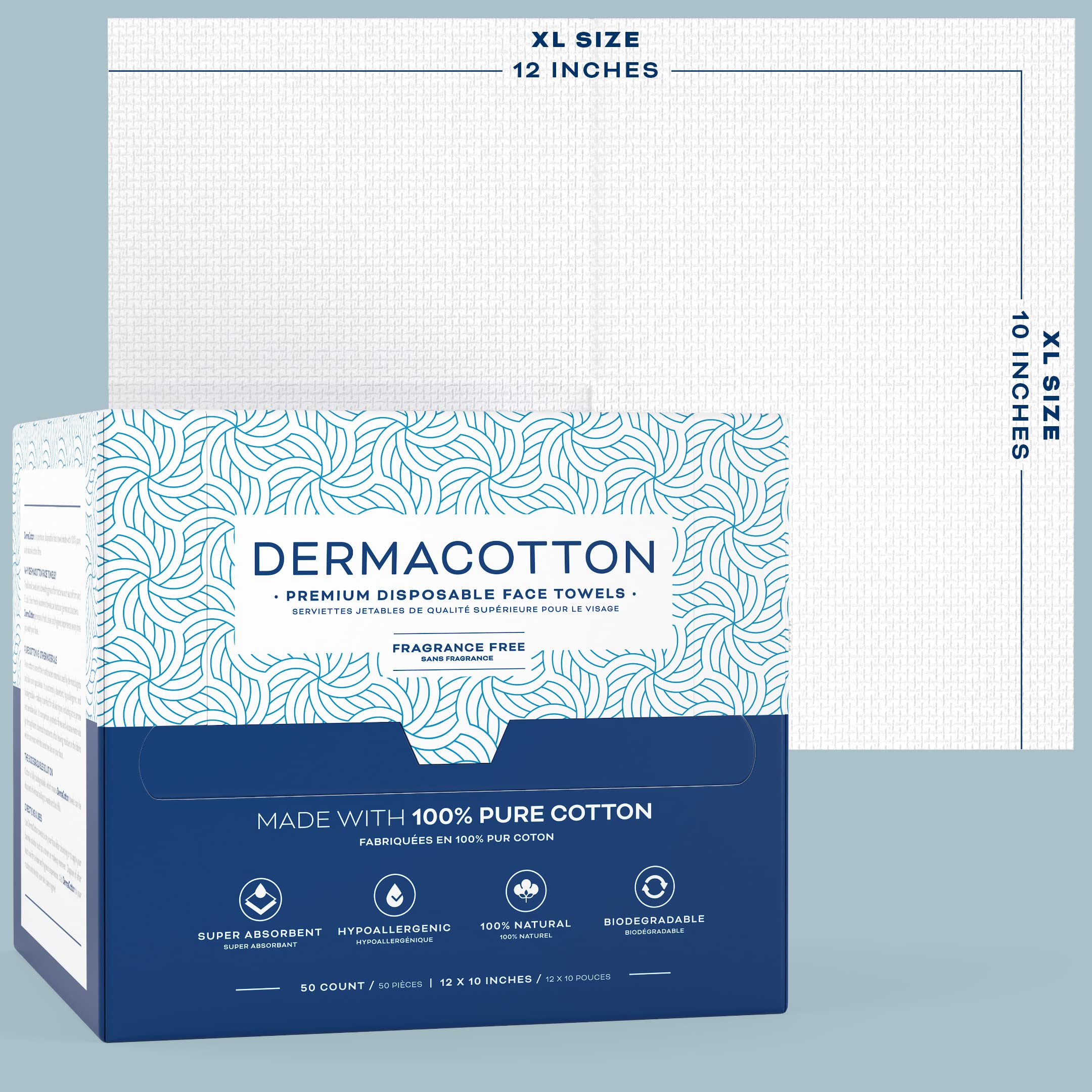 Dermacotton: algodón 100% puro para una limpieza suave y hipoalergénica