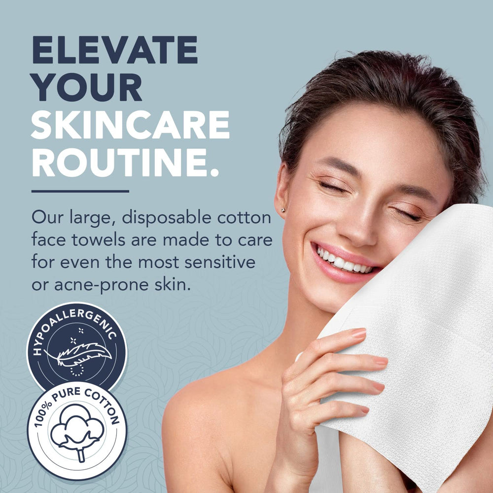 Dermacotton X-Large towels ideal for makeup removal and cleansing