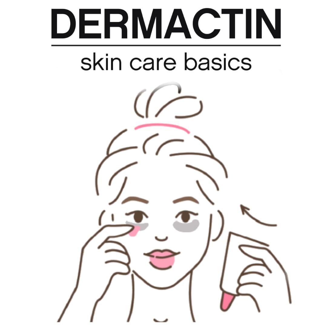 Rutina diaria de cuidado de ojos con Dermactin Clásico.