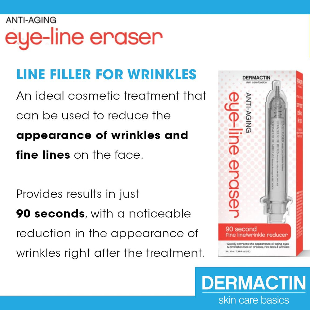Dermactin contorno-ojos-arrugas, uso focalizado para suavizar pliegues y arrugas.