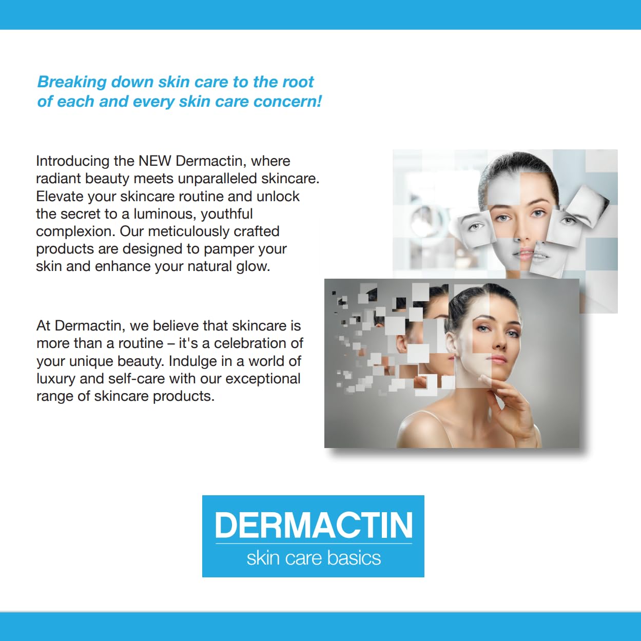 Dermactin crema para párpados superiores, aplicación suave para uso diario.