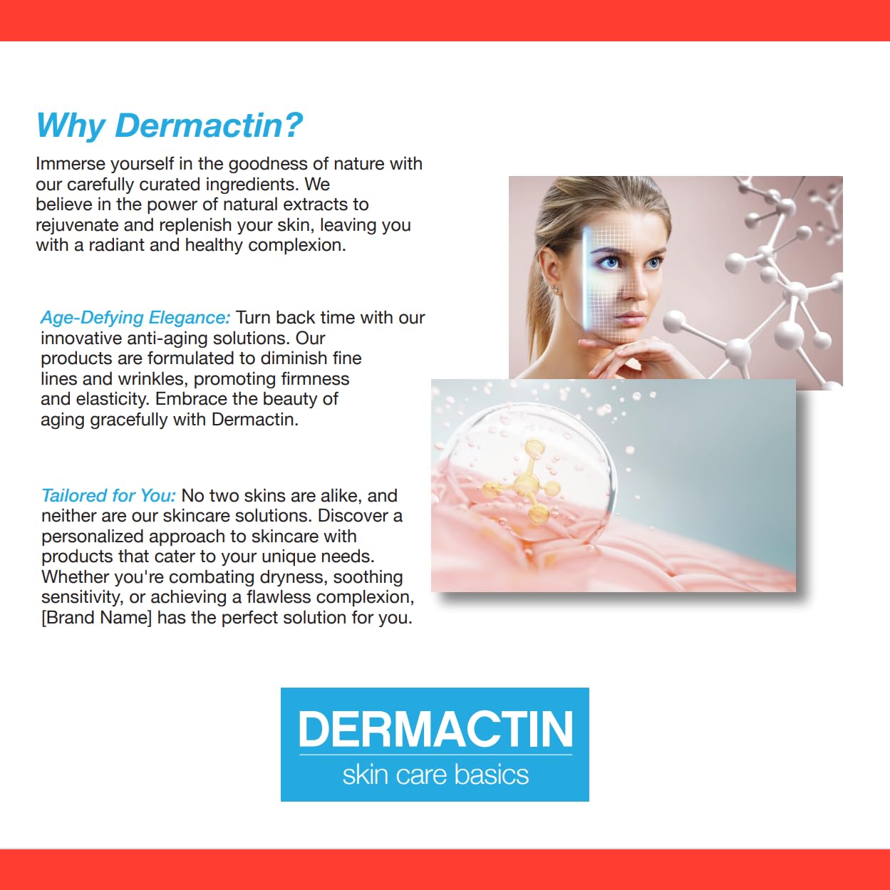 Dermactin crema suave con tacto sedoso al aplicar.