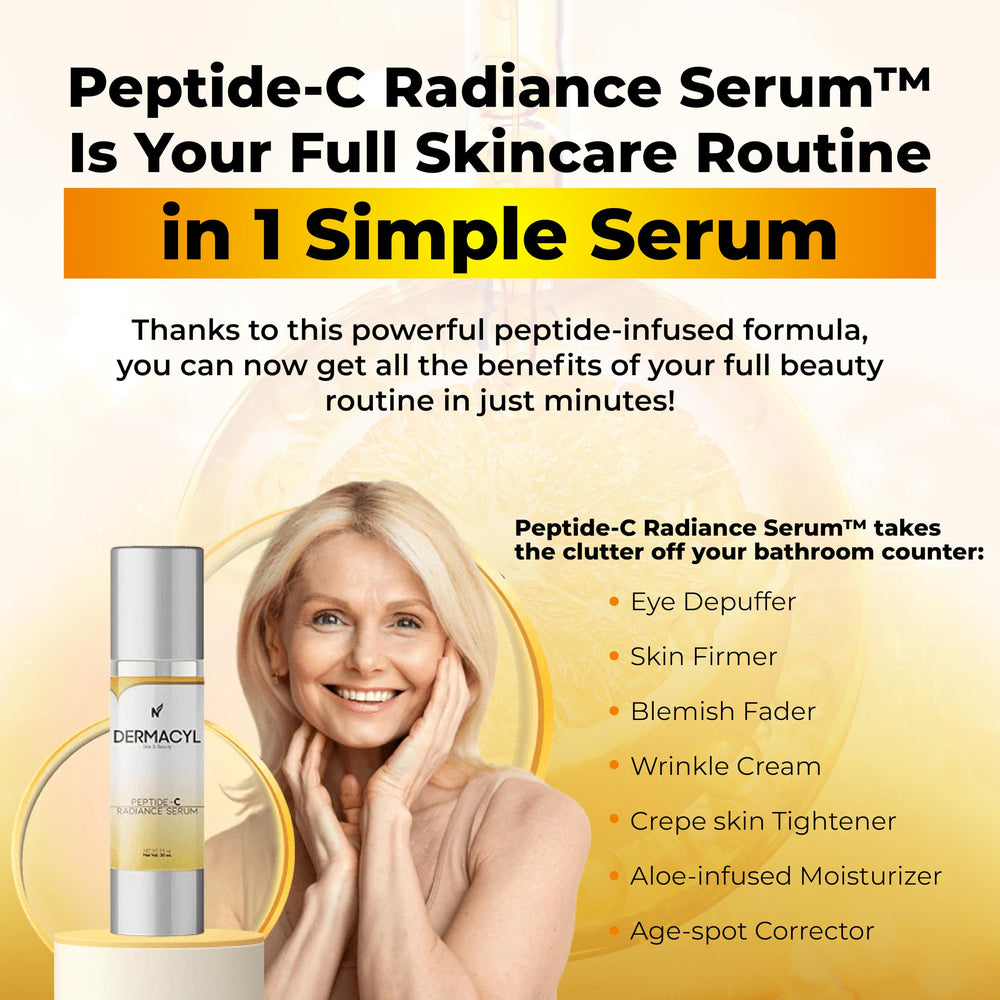 Dermacyl serum close-up reveals smooth texture and rapid skin absorption.