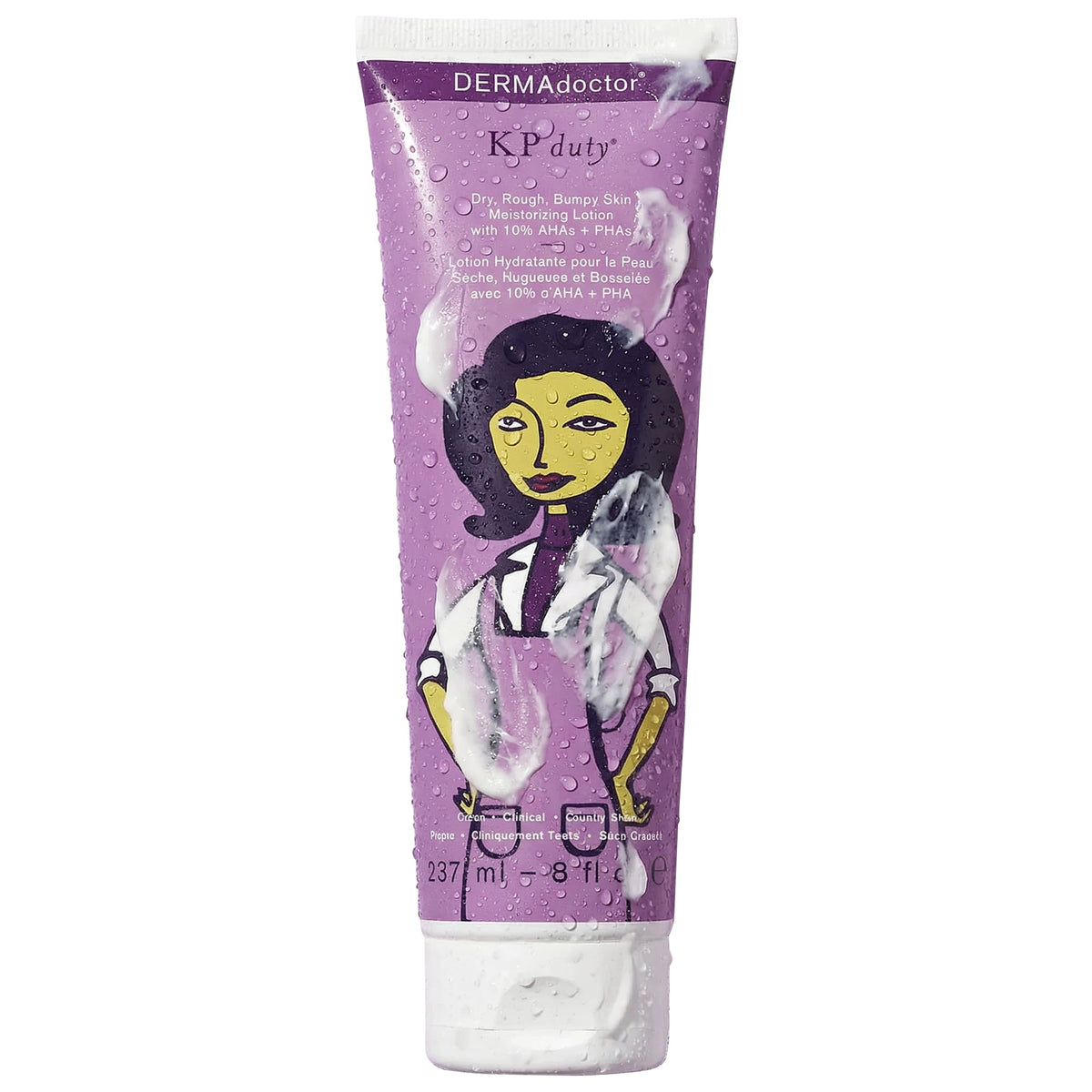 DERMAdoctor KP Bump Eraser Lotion bottle—exfoliating treatment for smoother arms and body.