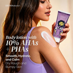 DERMAdoctor KP Texture Improvement Application—applies easily for a more even skin surface.