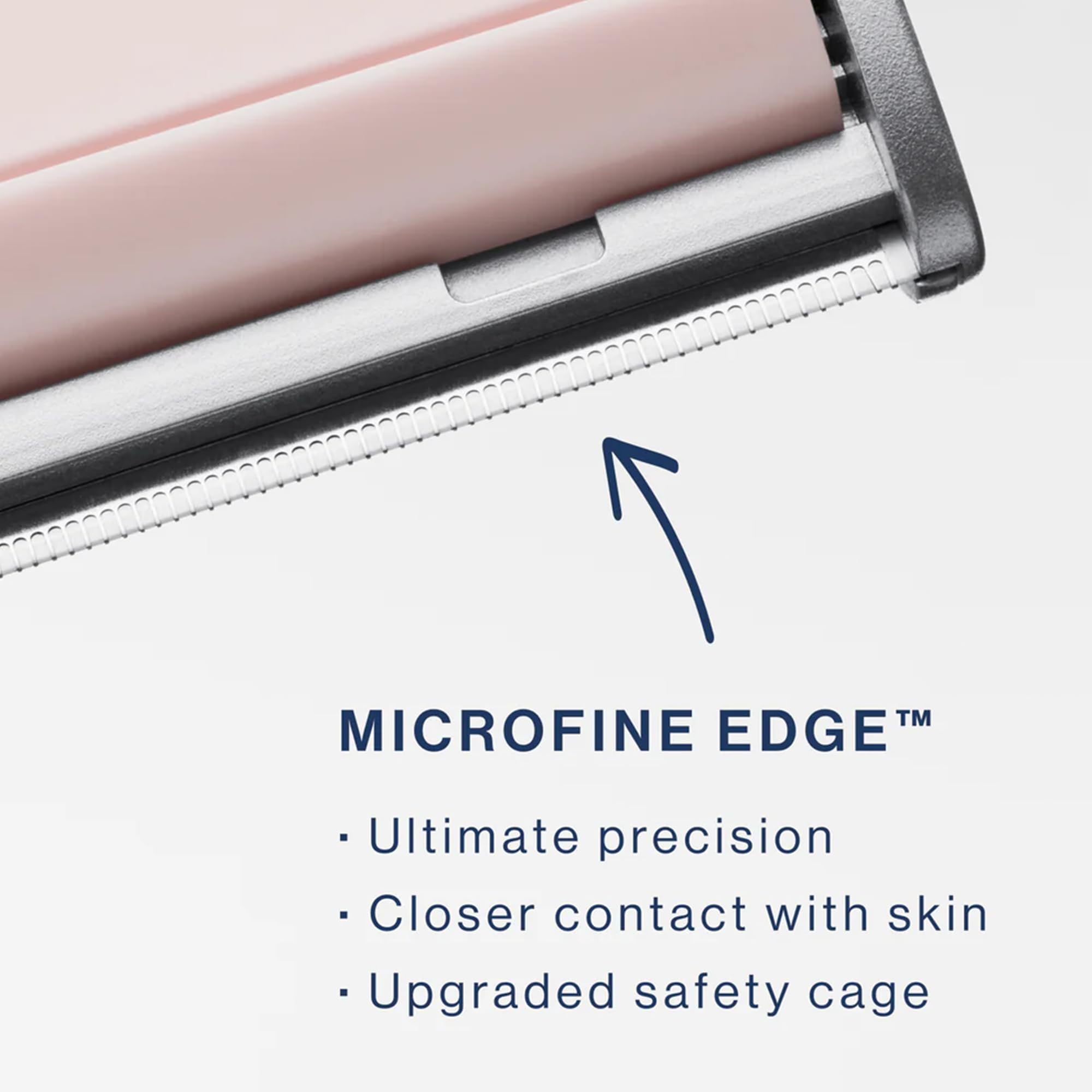 DERMAFLASH LUXE+ microfine blades ensure safe exfoliation