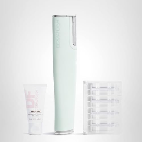 DERMAFLASH LUXE+ Seafoam device on a clean surface for a spa feel