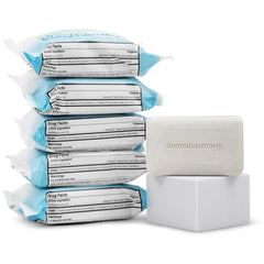 Dermaharmony bar soap for body use, soothing routine for flaky areas.