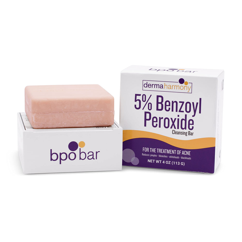 DermaHarmony barra BPO primer plano de textura, limpieza facial profunda