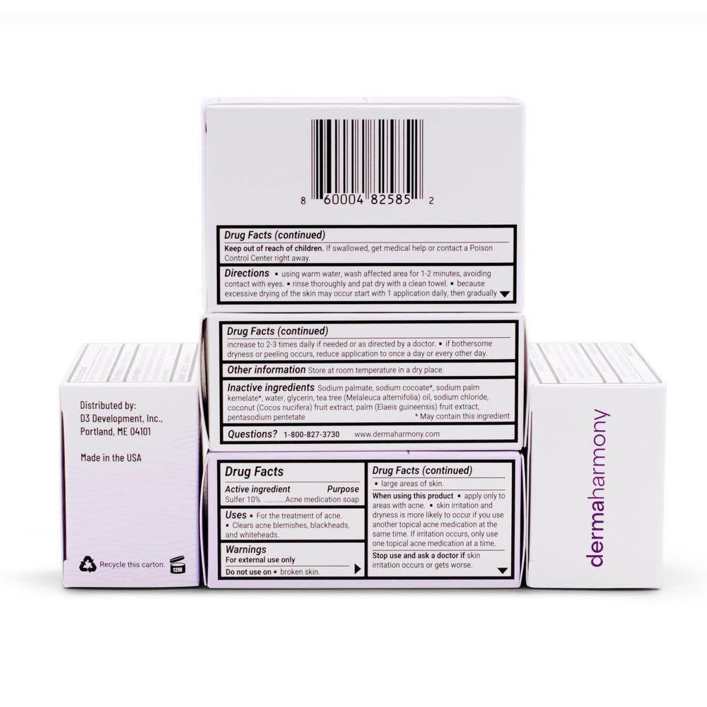 DermaHarmony barra olor azufre-arbol-te: aroma suave que enmascara el olor característico.