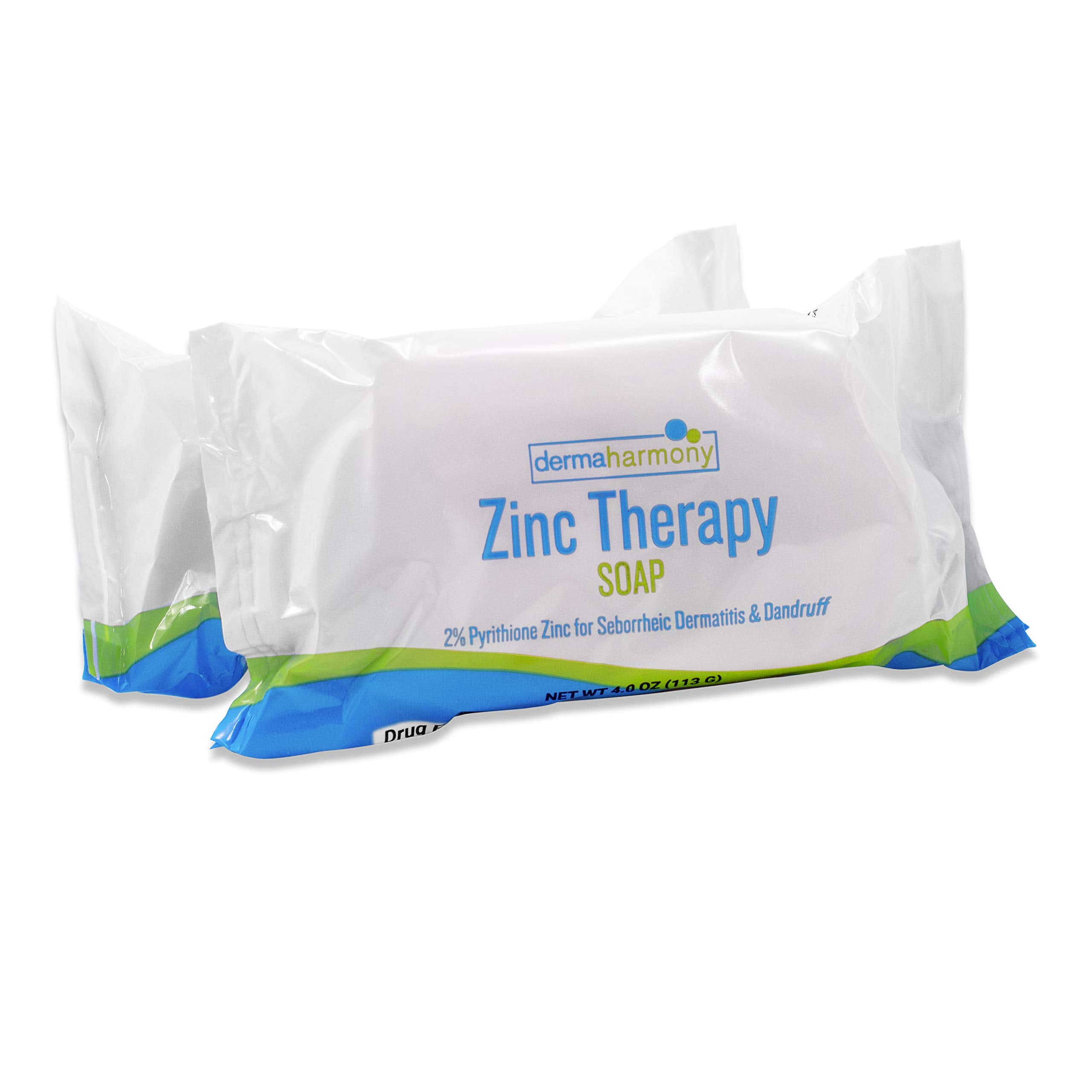 DermaHarmony jabón zinc 2% con espuma suave para uso diario en cara y cuerpo.