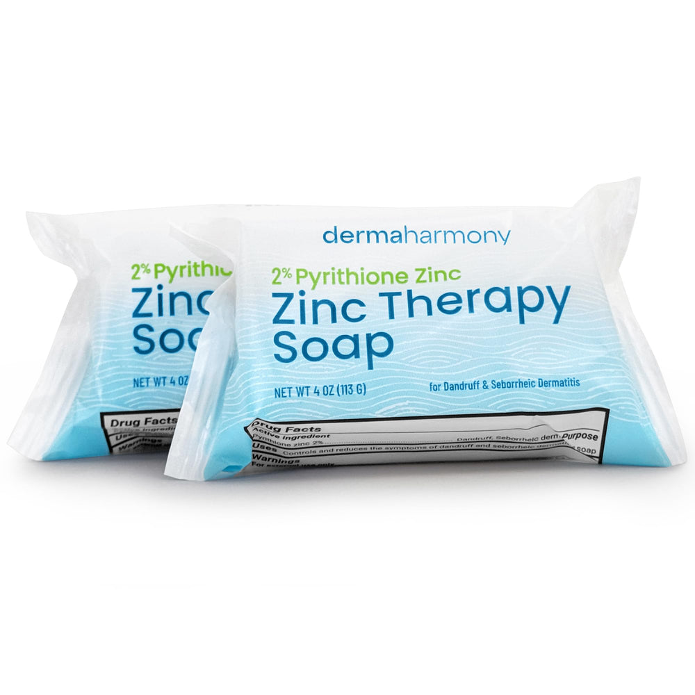 DermaHarmony barra zinc 2% con textura natural para piel sensible.