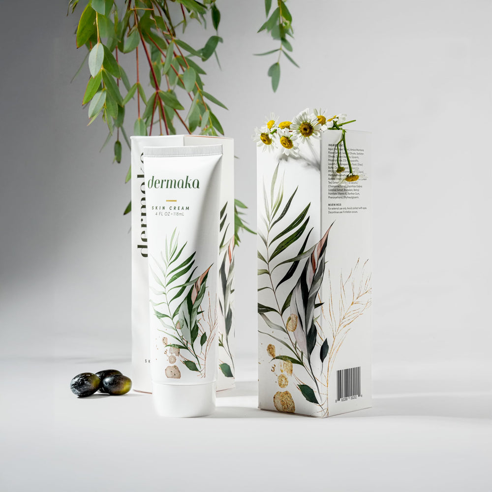 Dermaka post-procedure care guidance with tube.