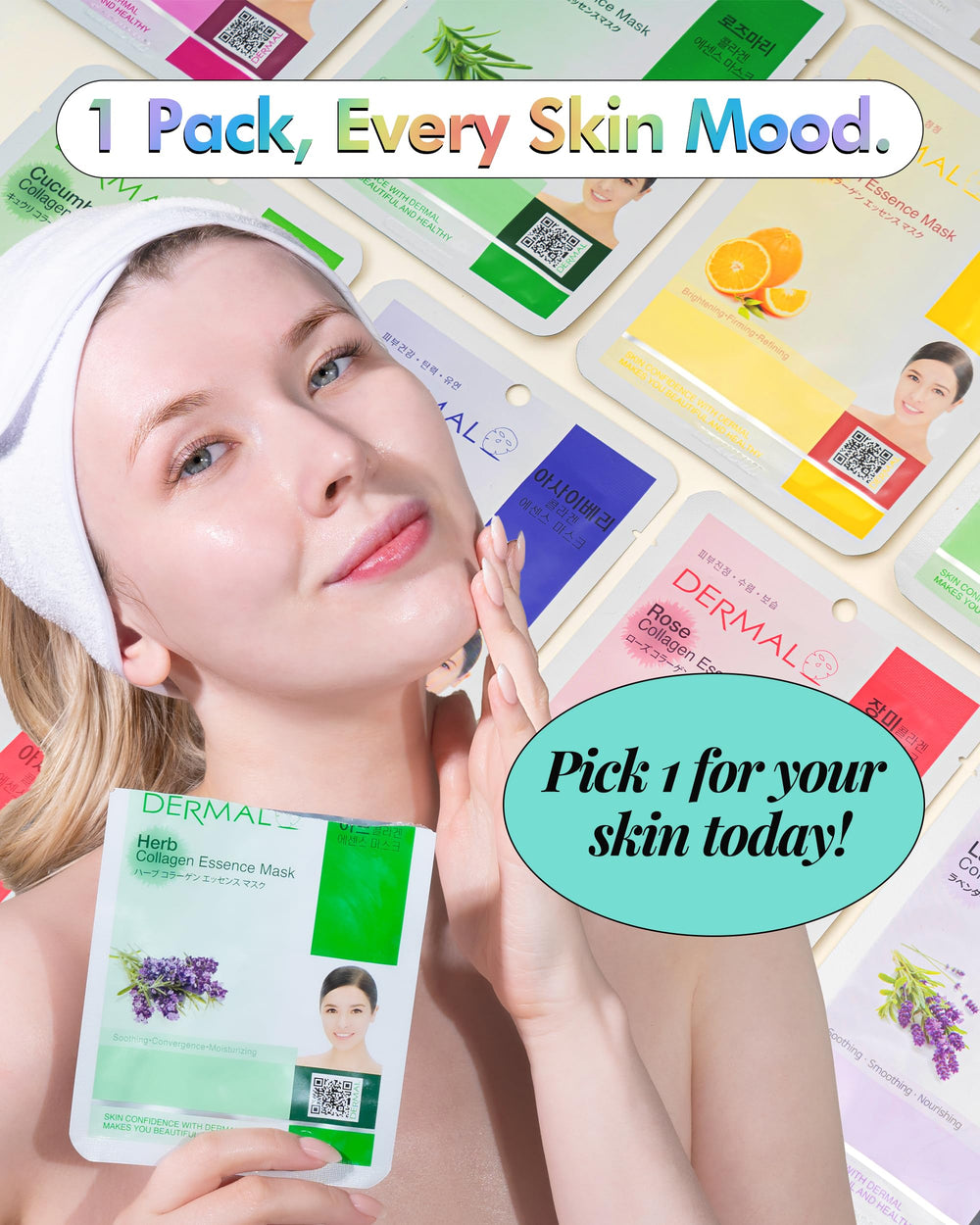DERMAL 32 Combo Pack ingredients aloe green tea promote soothing care.