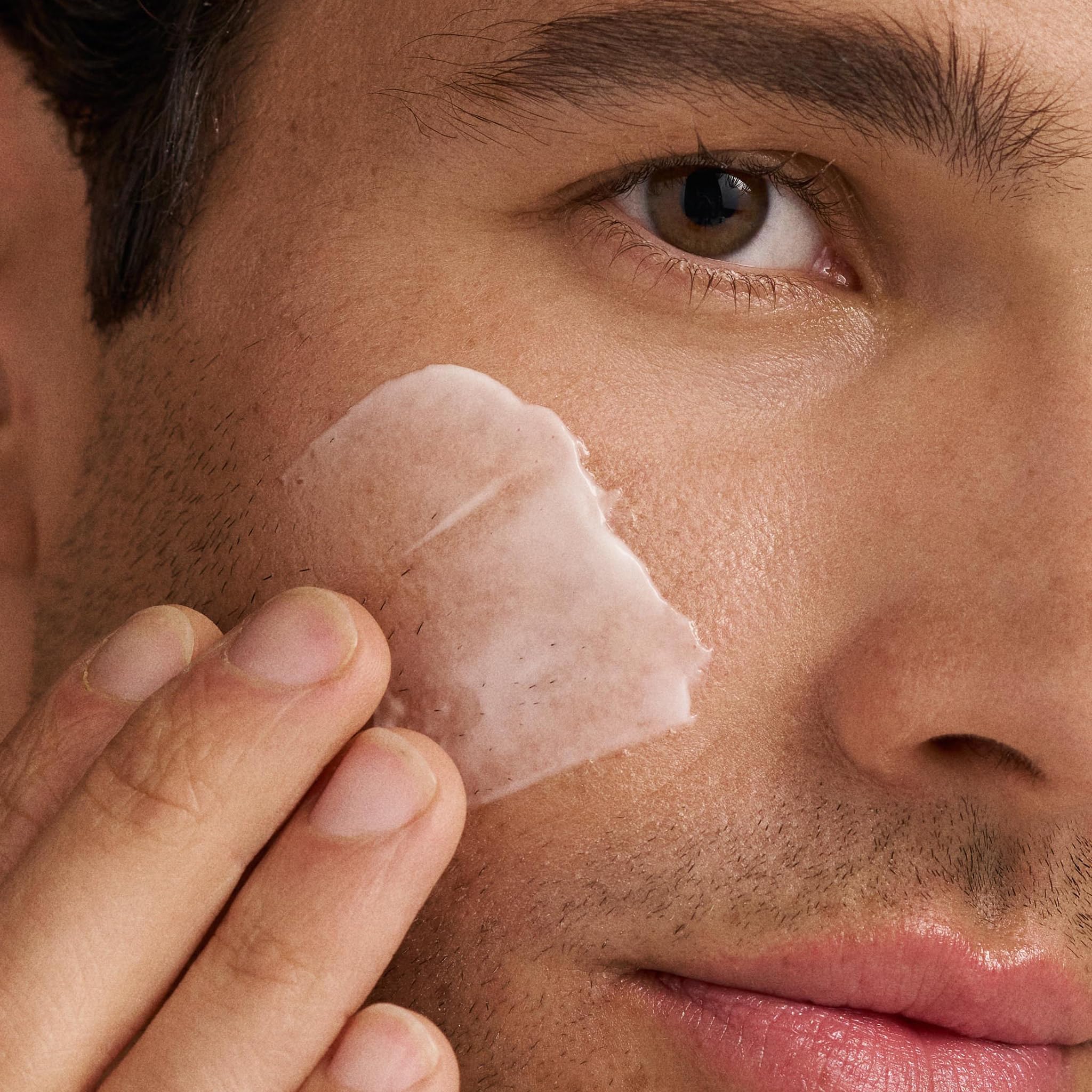 Dermalogica Active Moist is smoothed on the face after cleansing and toning.
