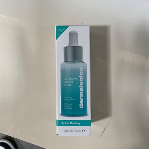Dermalogica Age Bright Clearing Serum application detail, showing the dropper for precise daily use.