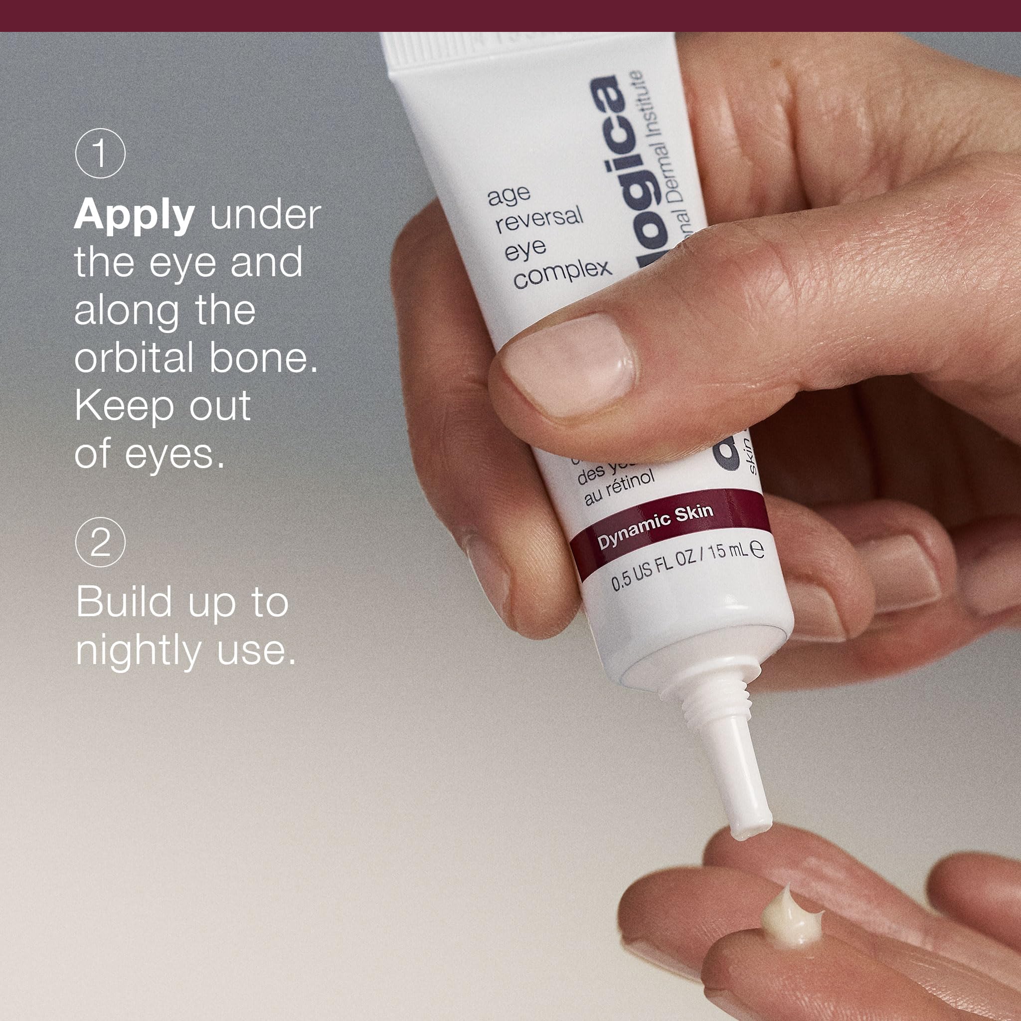 Dermalogica Age Reversal Eye Complex packaging box highlighting premium skincare routine.