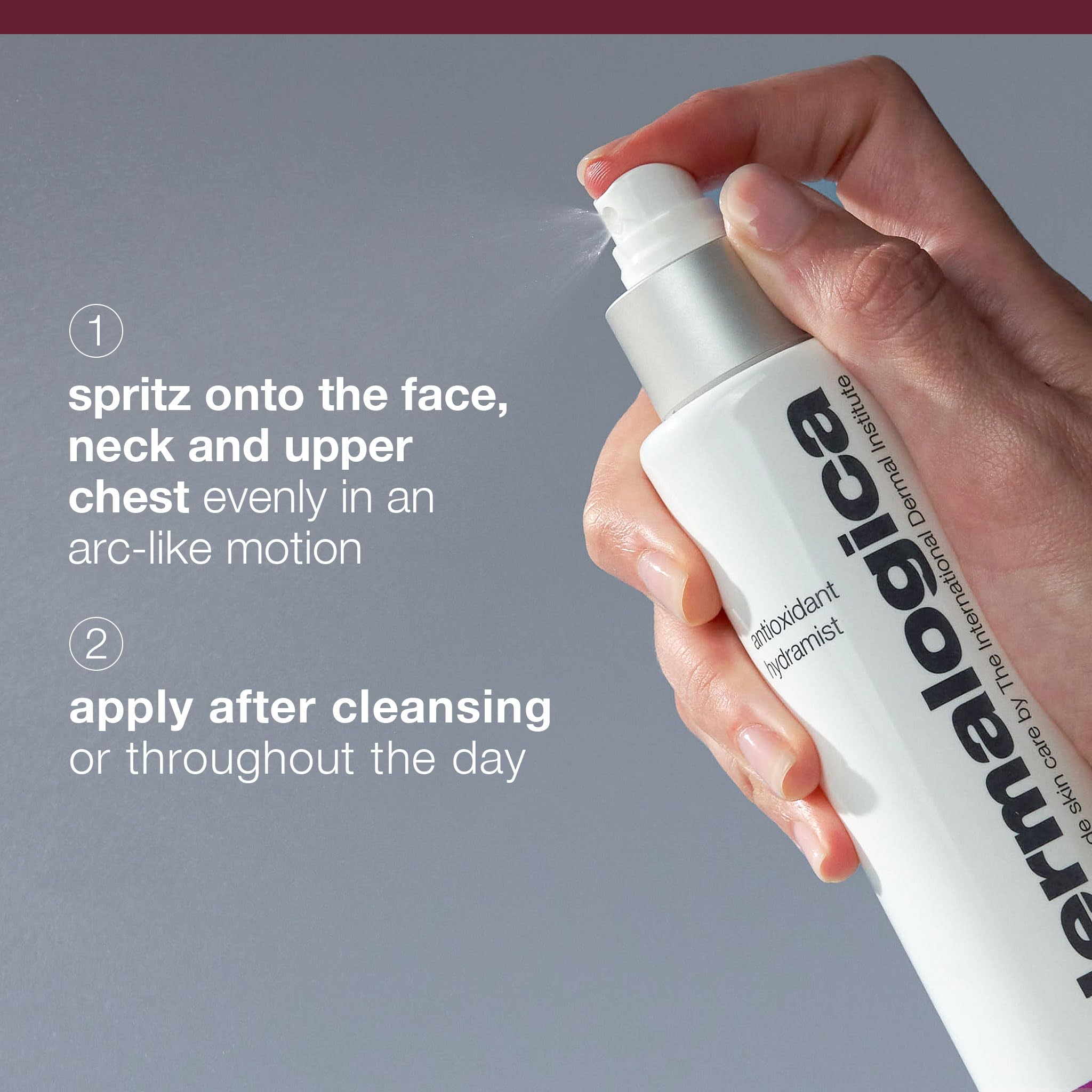 Dermalogica Hydramist Textura ligera: bruma que refresca sin pesadez.