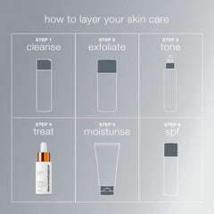 Dermalogica Biolumin-C Serum pump captured during a skincare routine.