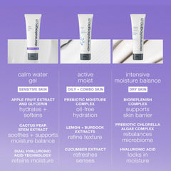 Dermalogica Calm Water Gel bottle with lavender illustrates soothing aroma and care.