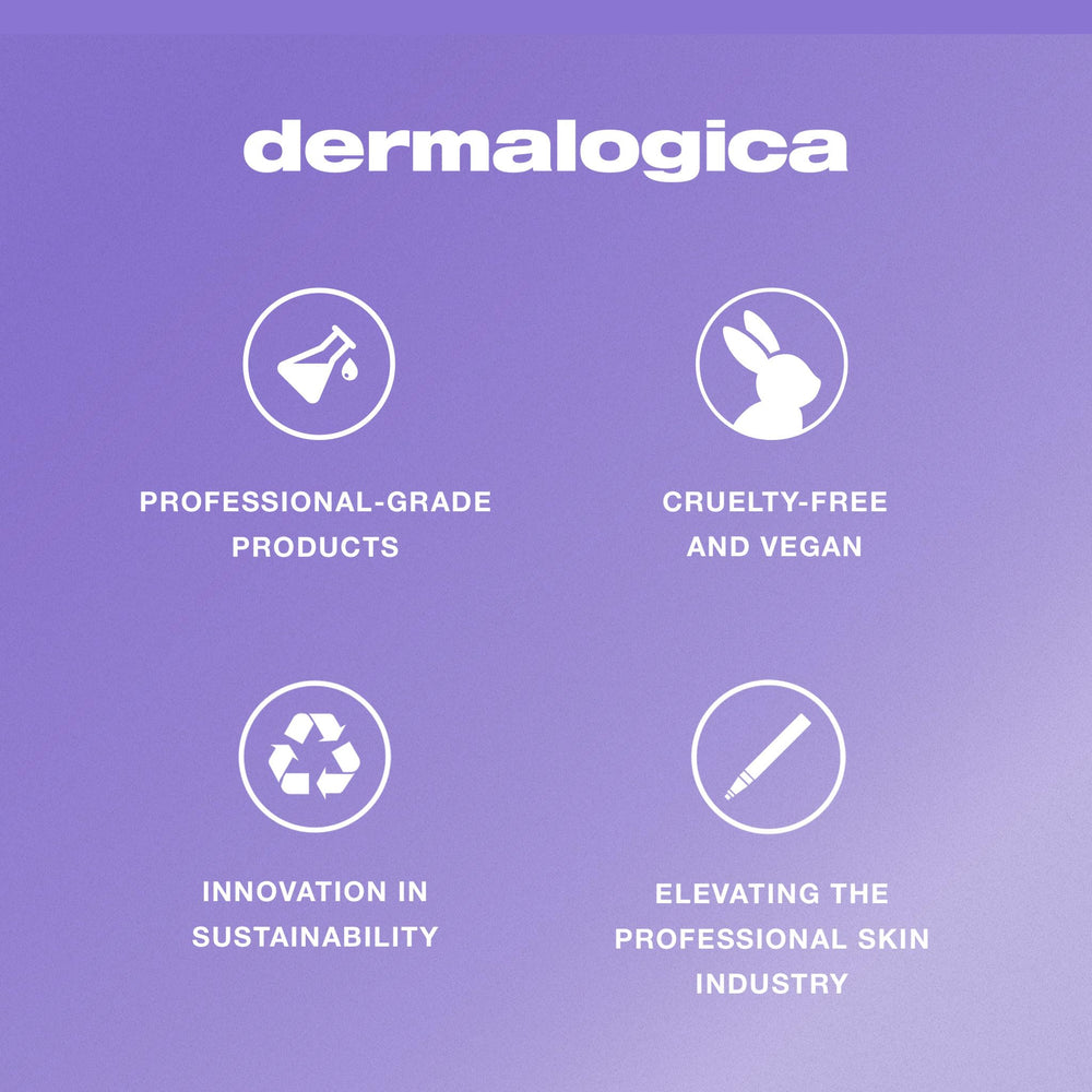 Dermalogica Calm Water Gel logo and bottle showcased for premium skincare.