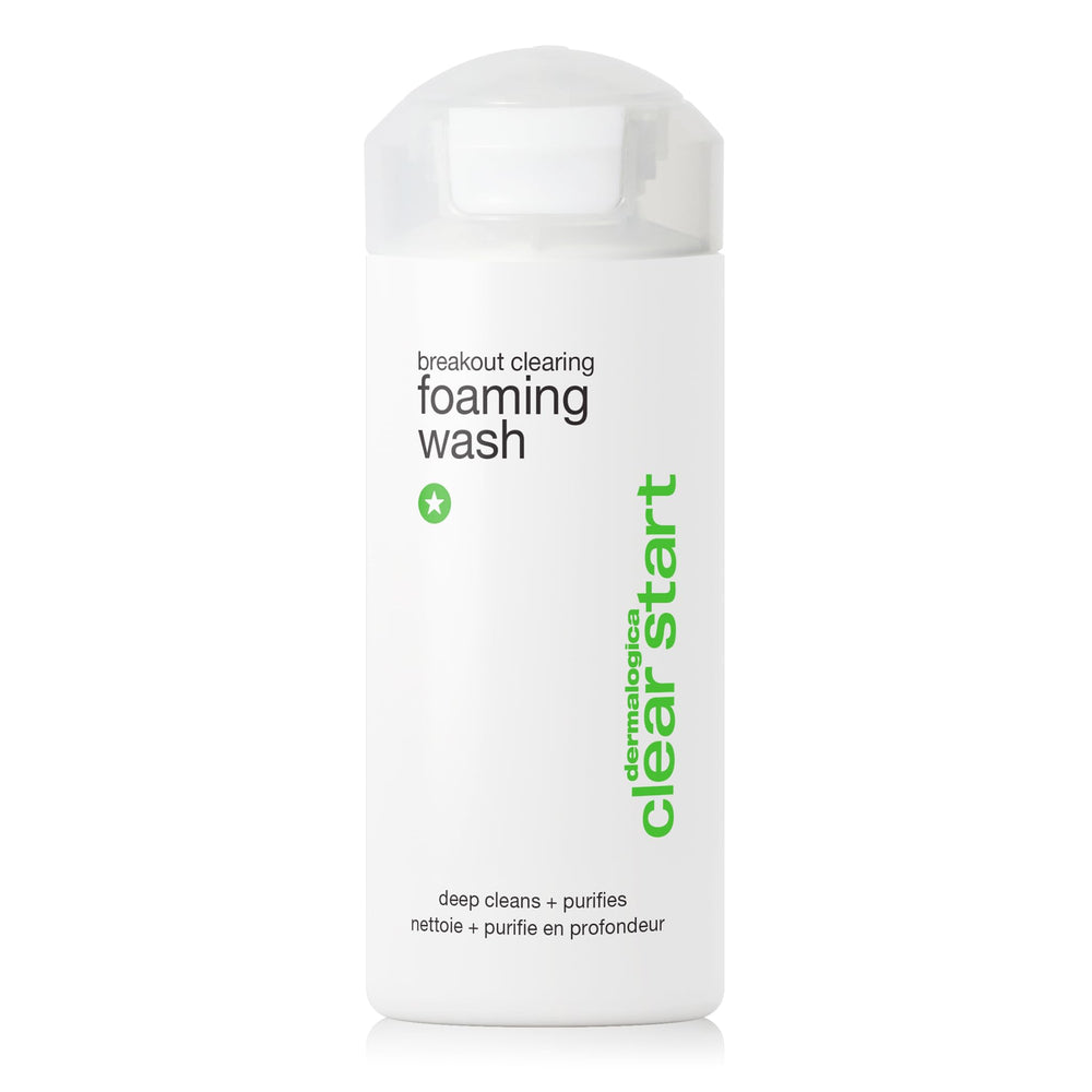 Dermalogica Clear Start bottle pump for easy daily cleansing and oil control.