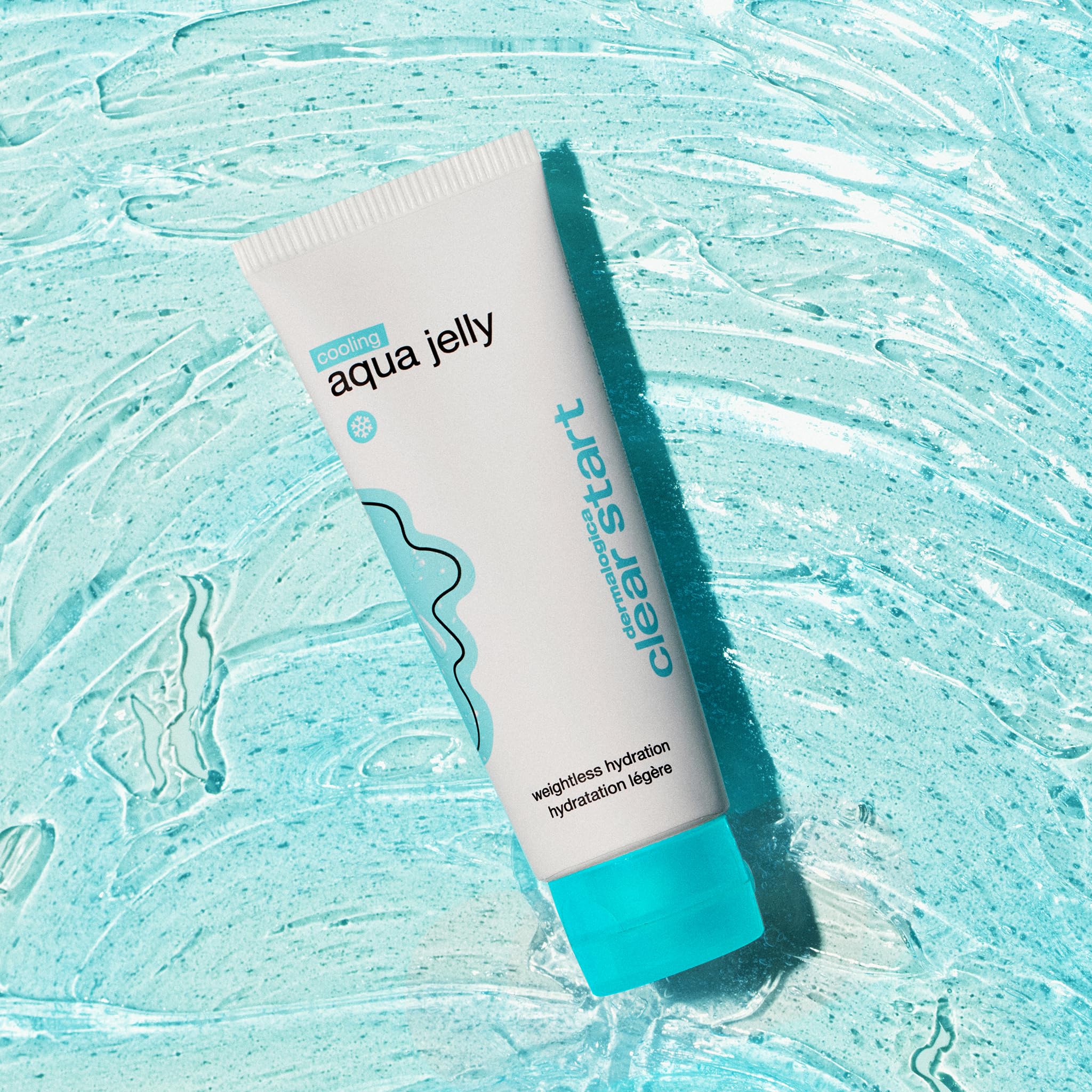 Dermalogica Clear Start Cooling Aqua Jelly with blueberry extract illustration of antioxidant benefits