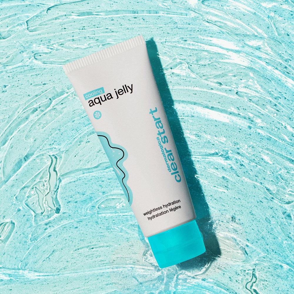 Dermalogica Clear Start Cooling Aqua Jelly with blueberry extract illustration of antioxidant benefits