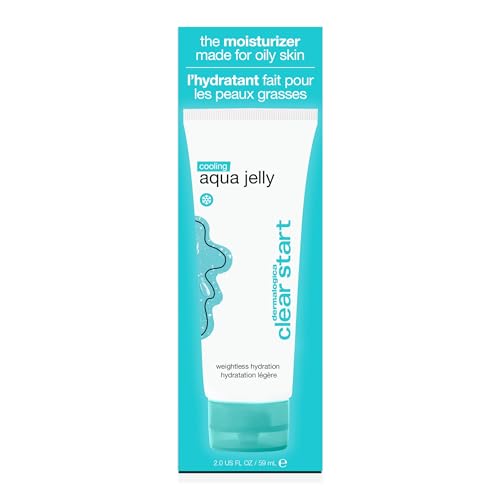 Dermalogica Clear Start Cooling Aqua Jelly swatch on hand demonstrates light hydration for oily skin